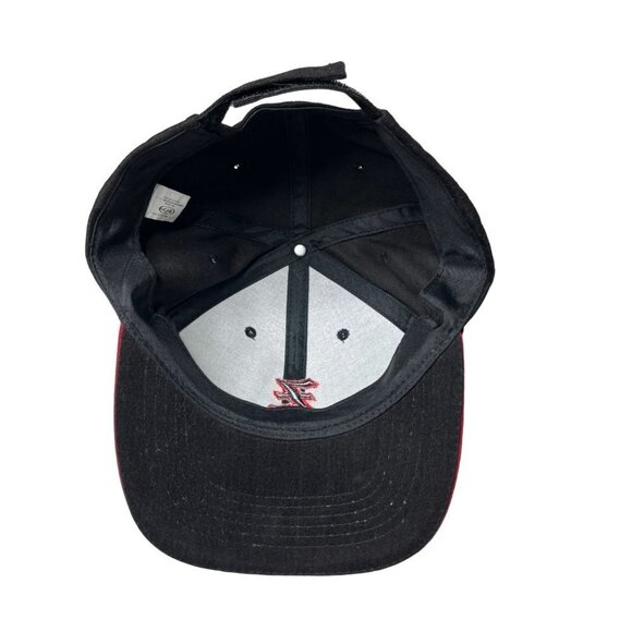Z Custom Embroidered Hat Adults Strap Back Black Red Adjustable Cap OSFA‎ - Picture 5 of 8